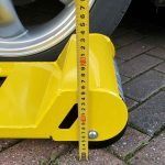 Recovery Transport Dolly Roller Vehicle Skate Heavy-Duty Wheel Loader 2500kg Yellow - Image 9