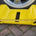 Recovery Transport Dolly Roller Vehicle Skate Heavy-Duty Wheel Loader 2500kg Yellow - Image 10