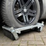 2 x Self-Jacking Folding Recovery Skate Dolly - 3T Wheel Loader Mover - Image 5