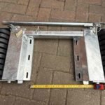 2 x Self-Jacking Folding Recovery Skate Dolly - 3T Wheel Loader Mover - Image 9